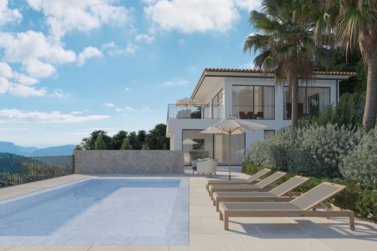 Luxury newlybuilt villa with sea views in Galilea purchase