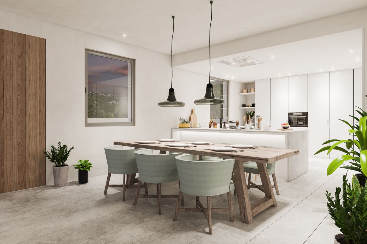 Neues, atemberaubendes Designerhaus mit Garten und Pool in San Augustin