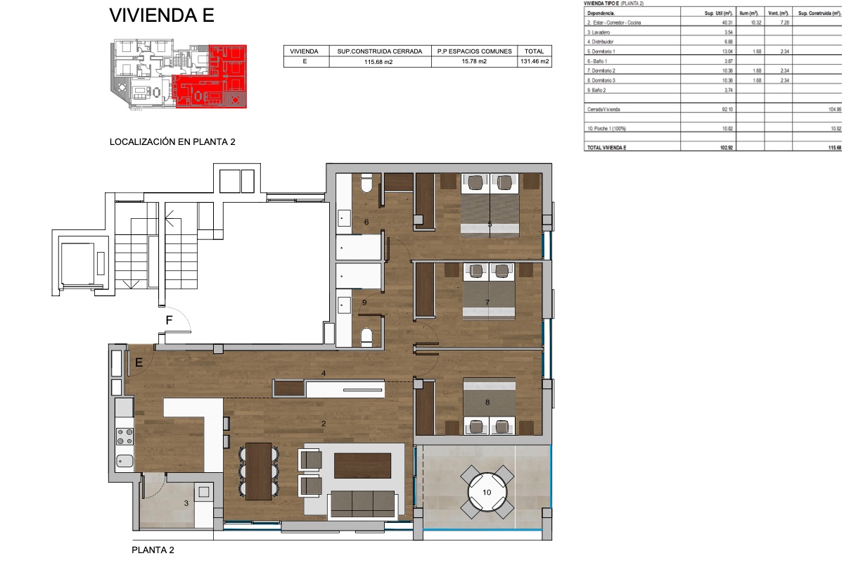 Apartamento de nueva construcción en segunda planta en el bonito barrio
