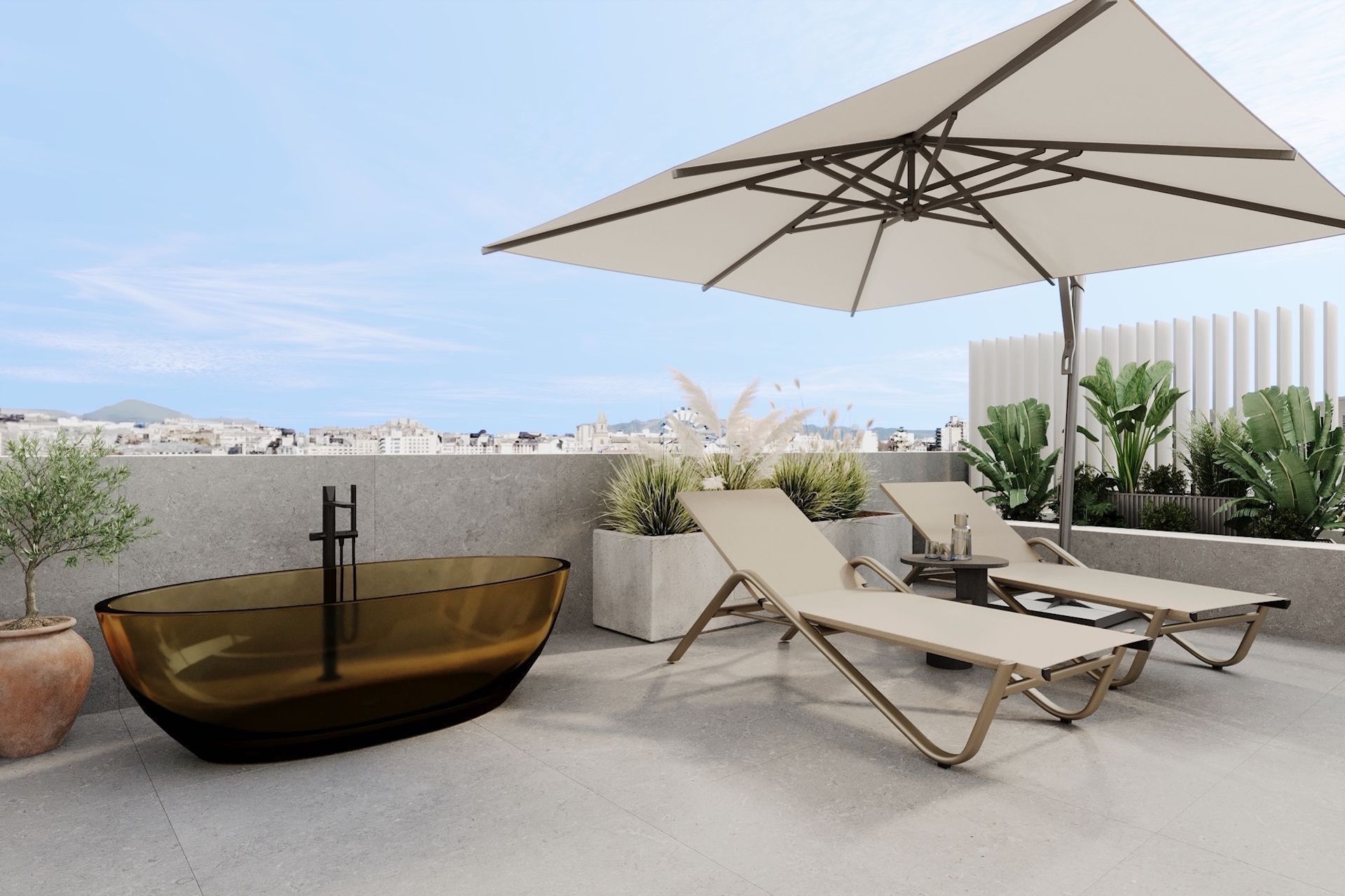 Image showcasing Innovative luxury-penthouse with private roof terrace and underground ...