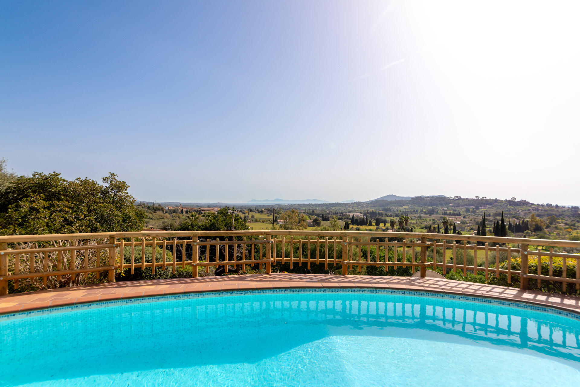 Landhaus mit Garage, Pool und fantastischem Panoramablick in Selva - kaufen