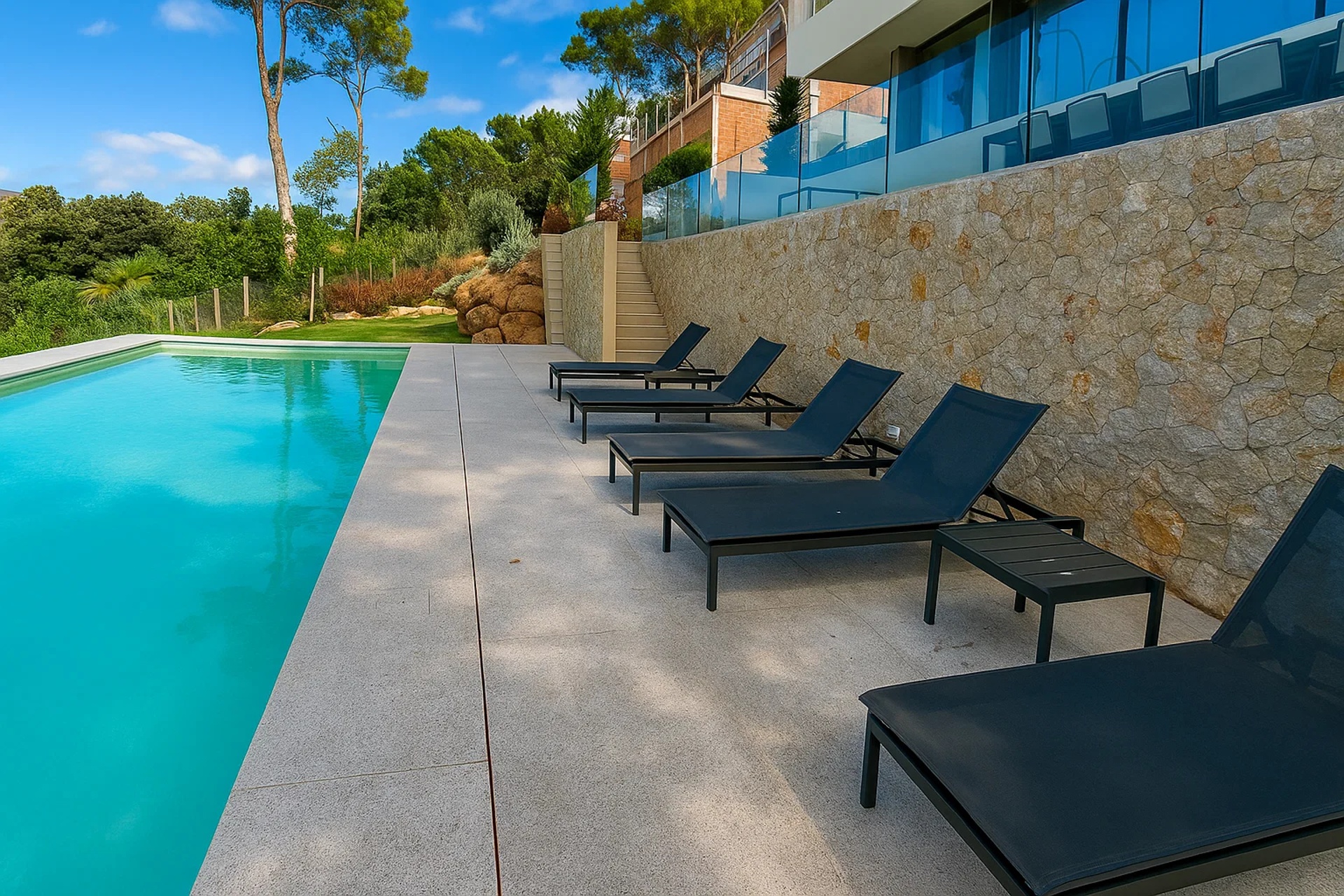 Gotmar Contemporary new-build villa with 6 suites, home cinema, gym & heated ...